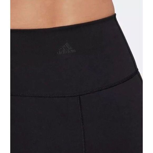 ADIDAS Women's Sz XSmall YOGA Studio 7/8 High-Rise Tight Leggings NWT Black - Picture 11 of 14